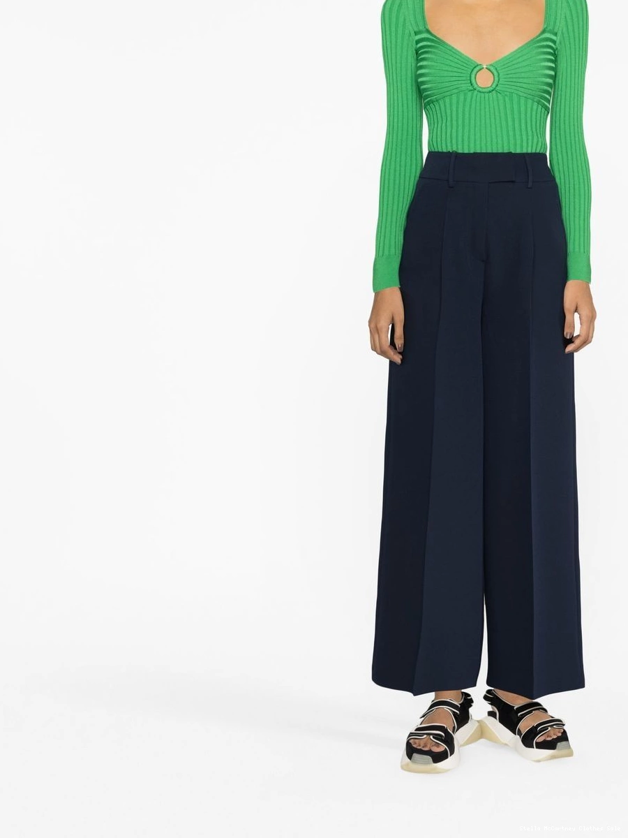 Affordable cut-out knitted ribbed Women McCartney Stella top 0730